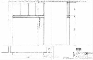 Sigmaringen: Bf Scheer - Detail für Durchgang im EG Empfangsgeb. Durchgang