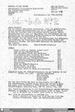 2.1988: Aids-Info : Sonderausgabe des Info-Briefes