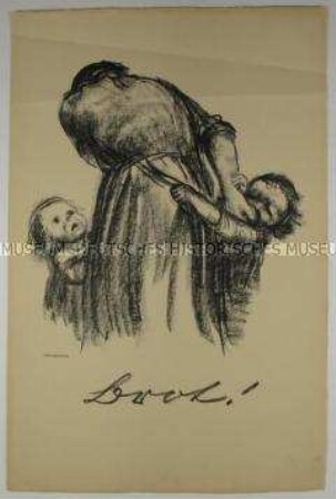 Aus der Mappe "Hunger", Blatt 4