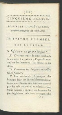 Cinquième partie.