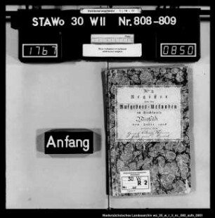 Zivilstandsregister Vorsfelde (Kanton Vorsfelde)