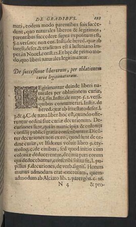 De succeßione liberorum, per oblationem curiae legitimatorum.
