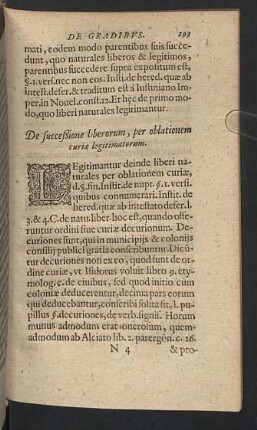 De succeßione liberorum, per oblationem curiae legitimatorum.
