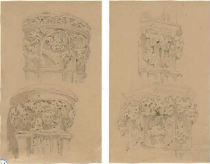 Lange, Ludwig; Lange - Archiv: IV.1 Gotik in Deutschland - Kapitelle (Ansichten)