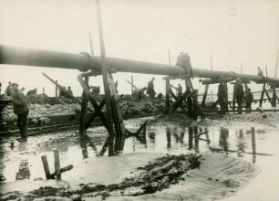 Deichbau Leybucht - Norden, Deutschland, 1928-1929, 1944-1950