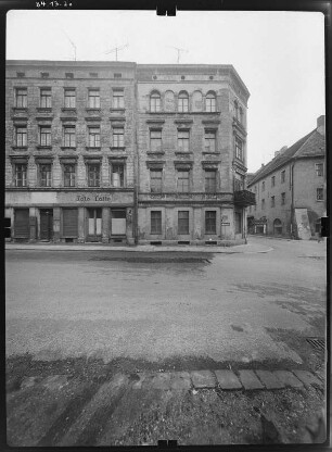 Görlitz-Altstadt, Weberstraße / Ecke Elisabethstraße. Wohnhaus (um 1870). Straßenfront (von der Weberstraße)