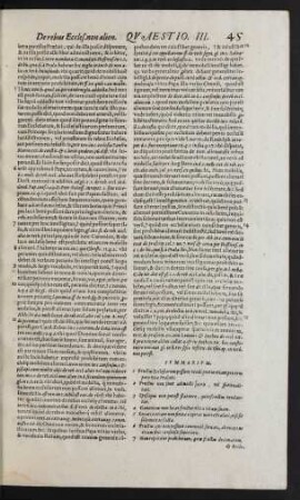 De Fructuum Ecclesiasticorum alienatione. Quaestio. V.