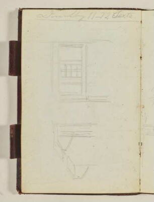 Architekturstudie mit Schrift - Waldstudie