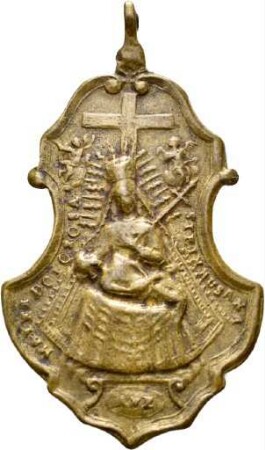 Medaille der Bruderschaft der sieben Schmerzen Mariens aus Steinhausen, nach 1741