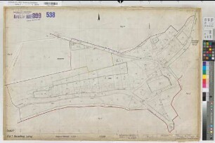 Grafschaft (Schmallenberg), Umlegung Grafschaft, Bl.27 Zuteilungskarte Latrop Flur 1