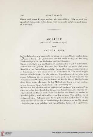 Molière (1622 - 15. Januar - 1922)