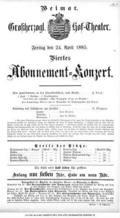Abonnement=Konzert