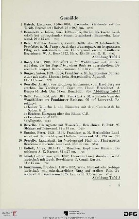 Gemälde (Nr. 1-66)