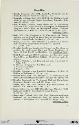 Gemälde (Nr. 1-66)