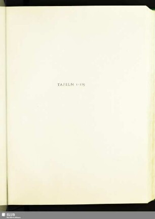 Tafeln 1-119