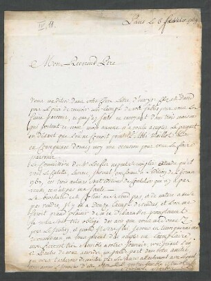 [Brief von Joseph-Gérard Barbou an François-Joseph Terrasse Desbillons]