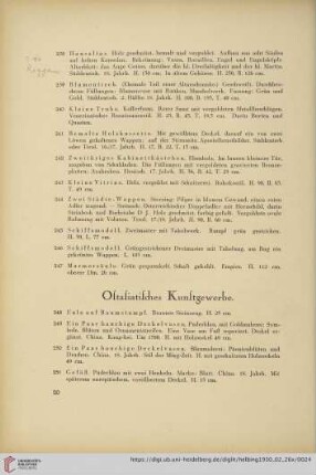 Ostasiatisches Kunstgewerbe (Nr. 248-298)