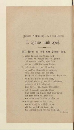 I. Haus und Hof