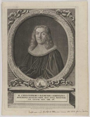 Bildnis des Christophorus Raymundus Schifflinus