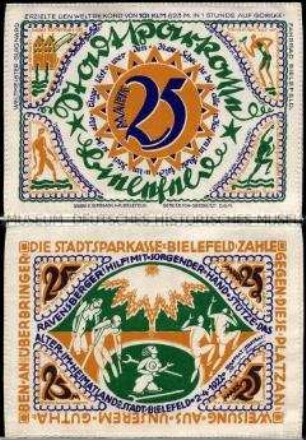 Bielefeld, Notgeldserie, 25 Mark