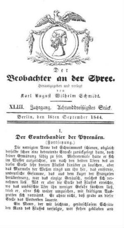 38. Stueck, 16. September 1844