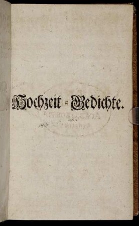Hochzeit-Gedichte