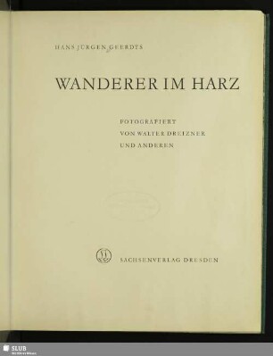 Wanderer im Harz