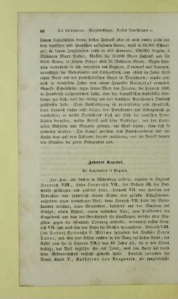 Zehntes Kapitel. Die Reformation in England