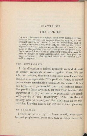 Chapter VII. The Bogies