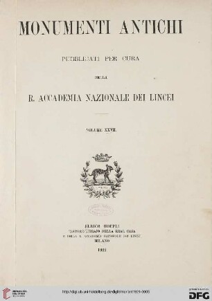 27: Monumenti antichi