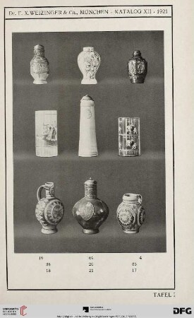 Tafel I-XVIII
