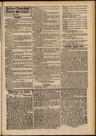 Zweite Ausgabe vom Samstag, den 29. November 1919.