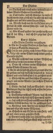 Der 51. Psalm - Der 100. Psalm