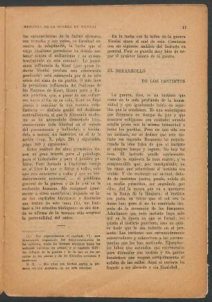 El desarrollo de los instintos