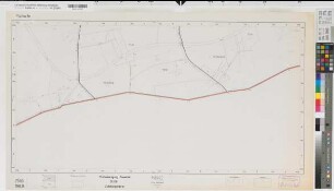 Ostbevern, Westbevern, Milte (Ostbevern, Telgte, Warendorf), Flurbereinigung Bevertal, Zuteilungskarte 2665, Milte Flur 28-30