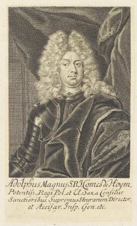 Bildnis des Adolphus Magnus Comes de Hoym