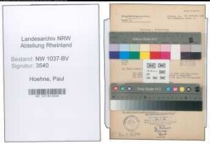 Entnazifizierung Paul Hoehne , geb. 23.08.1902 (Reg.Amtmann)