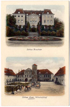 Schloss Knauthain. Schloss Lauer, Wirtschaftshof