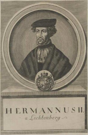 Bildnis des Hermannus II. von Lichtenfeld