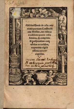 Absolutissimus de octo orationis partium constructione libellus