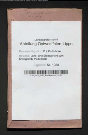 Erblasser: Henke, Franz: