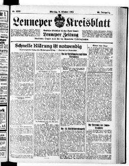 Lenneper Kreisblatt. 1830-1941