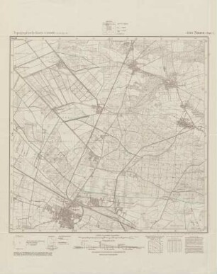 3343 Nauen, Topographische Karte 1:25000 (4cm - Karte)