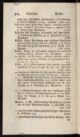 364-375, Collectio - Cotta