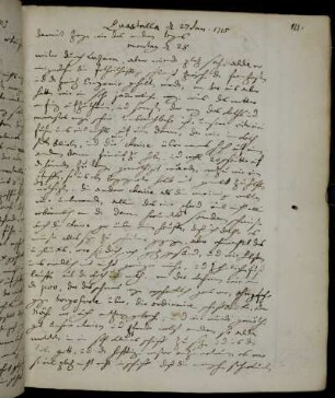 Luastalla/Borgoforte/Mantua 27. - 29. Januar 1715