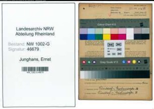 Entnazifizierung Ernst Junghans, geb. 22.02.1883 (Friseur)