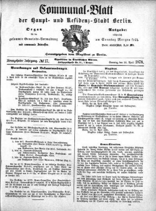 1878,17: No. 17, 28. April 1878