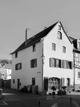 Wohnhaus, Fachwerk; Gelnhausen, Obermarkt 19