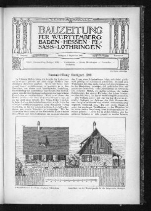 Bauausstellung Stuttgart 1908
