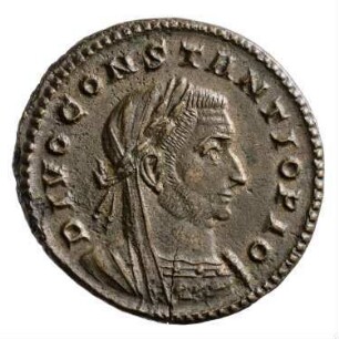 Münze, Follis, Herbst 307 - Ende 308 n. Chr.
